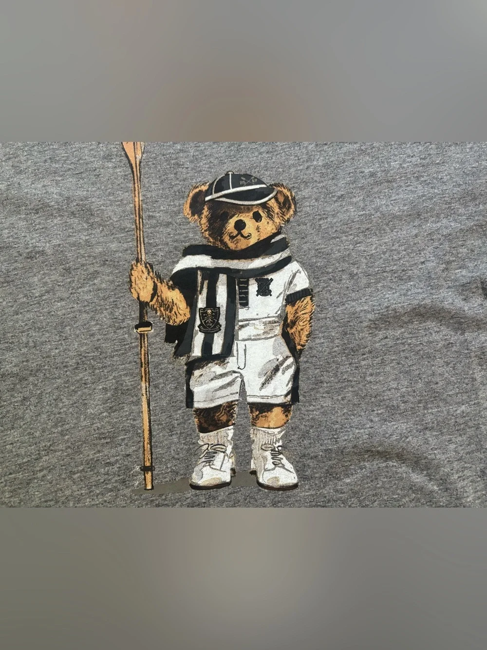Polo Ralph Lauren Men’s Bear Tee Shirt Rowing Crew Medium